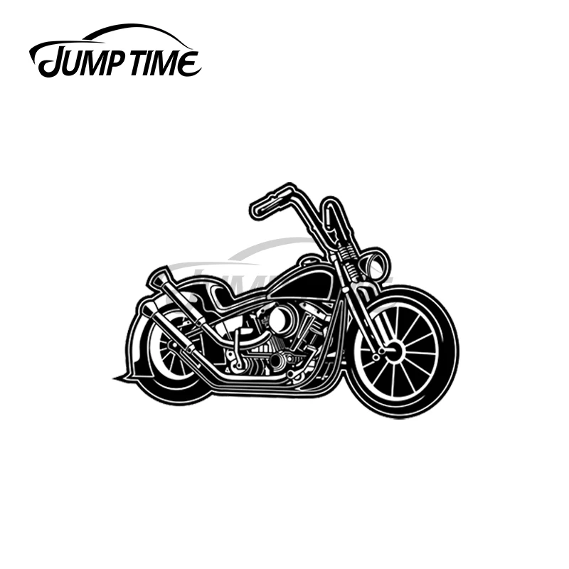 Jump Time 13 X  For Chopper Motorcycle Car Sticker Cartoon Decal Auto  Windows Laptop Scratchproof Sunscreen Vinyl Car Wrap - Car Stickers -  AliExpress