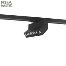 Современный светодиодный прожектор, 10 Вт светодиодный потолочный светильник, 360+ 180 Регулируемый угол AC85-260V художественное освещение