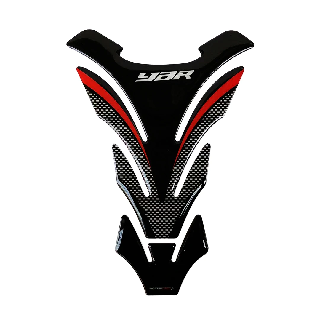 3D мотоцикл чехол для Yamaha YBR 125 150 250 топливный бак наклейка рыбья кость паста топливный бак декоративный коврик Защитная Наклейка