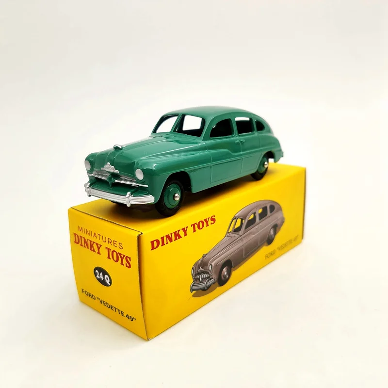 DeAgostini 1/43 Dinky toys 24Q Ford Vedette 49 Green Diecast коллекция моделей| |