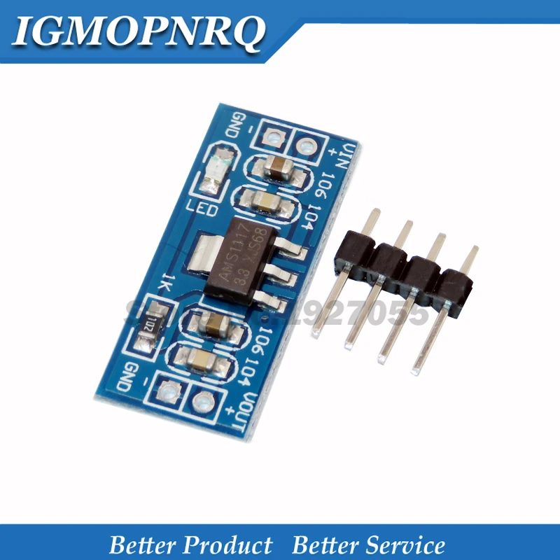 10 шт. AMS1117 3 V модуль питания AMS1117-3.3 AMS1117-3.3V IGMOPNRQ | Электронные компоненты и