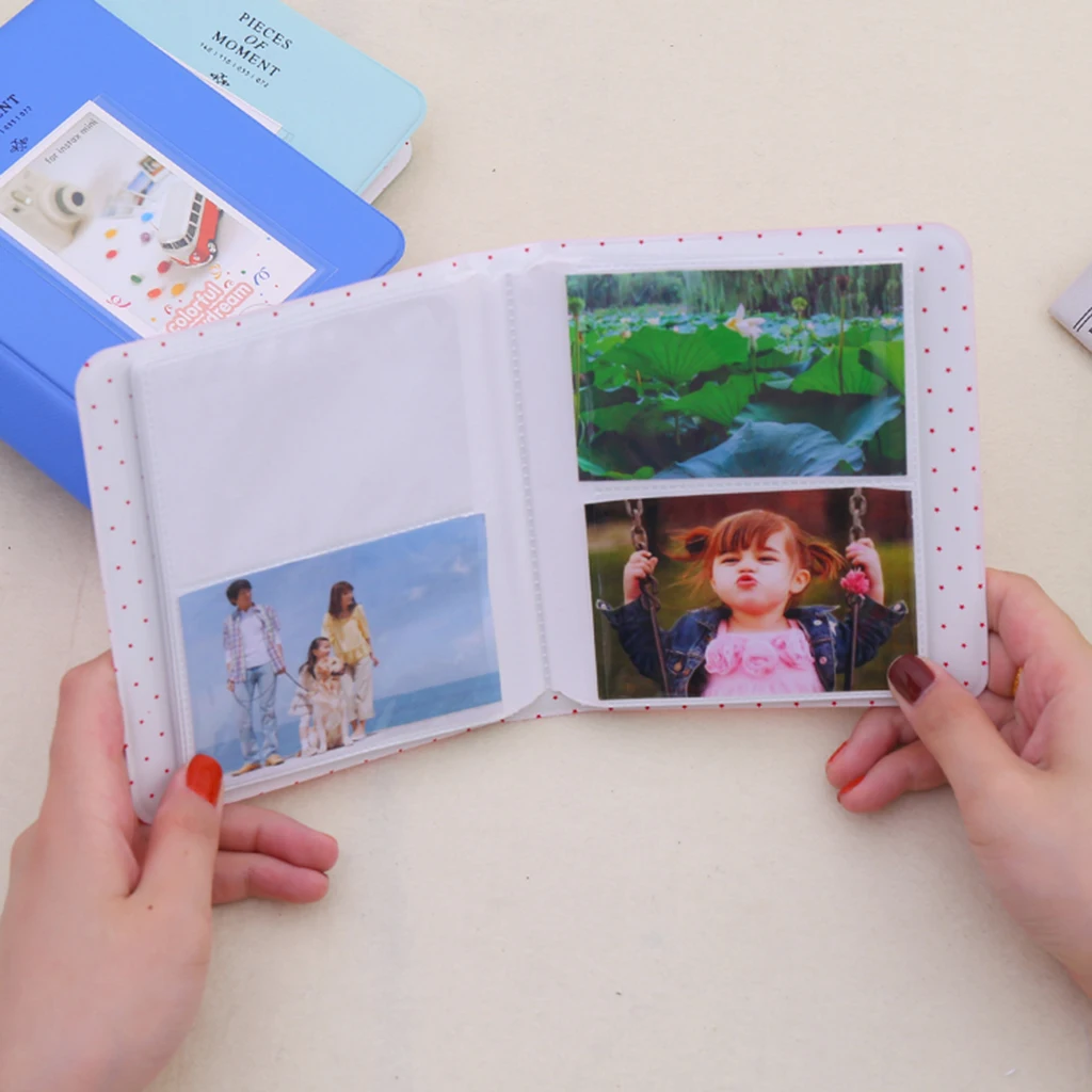 64-Pocket Mini Album Case Storage for fujifilm instax mini 8, 9 7s 50 3'' Film
