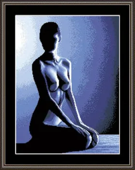 

Higher Cotton Top quality Lovely counted Cross Stitch Set Kit Naked Girl Woman Body