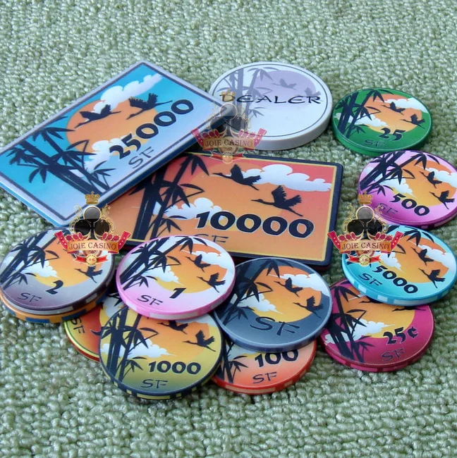 Dezhou City Poker фишки керамический счетчик настраиваемые фишки казино покерные фишки