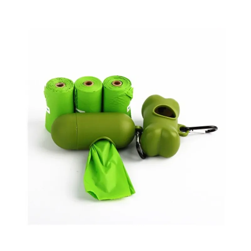 

100% Cornstarch Biodegradable Kitchen Garbage Bags Pet Cat Dog Poop Waste Scoop Bag Degradable Green Eco-Friendly Garbage Bag