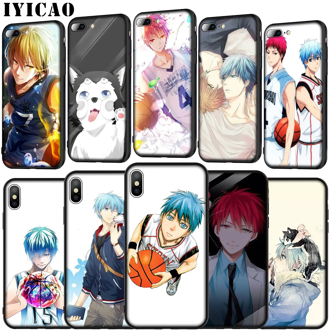 IYICAO Kuroko No Basketball Soft Silicone Cover Case for Huawei P30 P20 Pro P10 P9 Lite Mini 2017 2016 P Smart Z Plus 2019 |