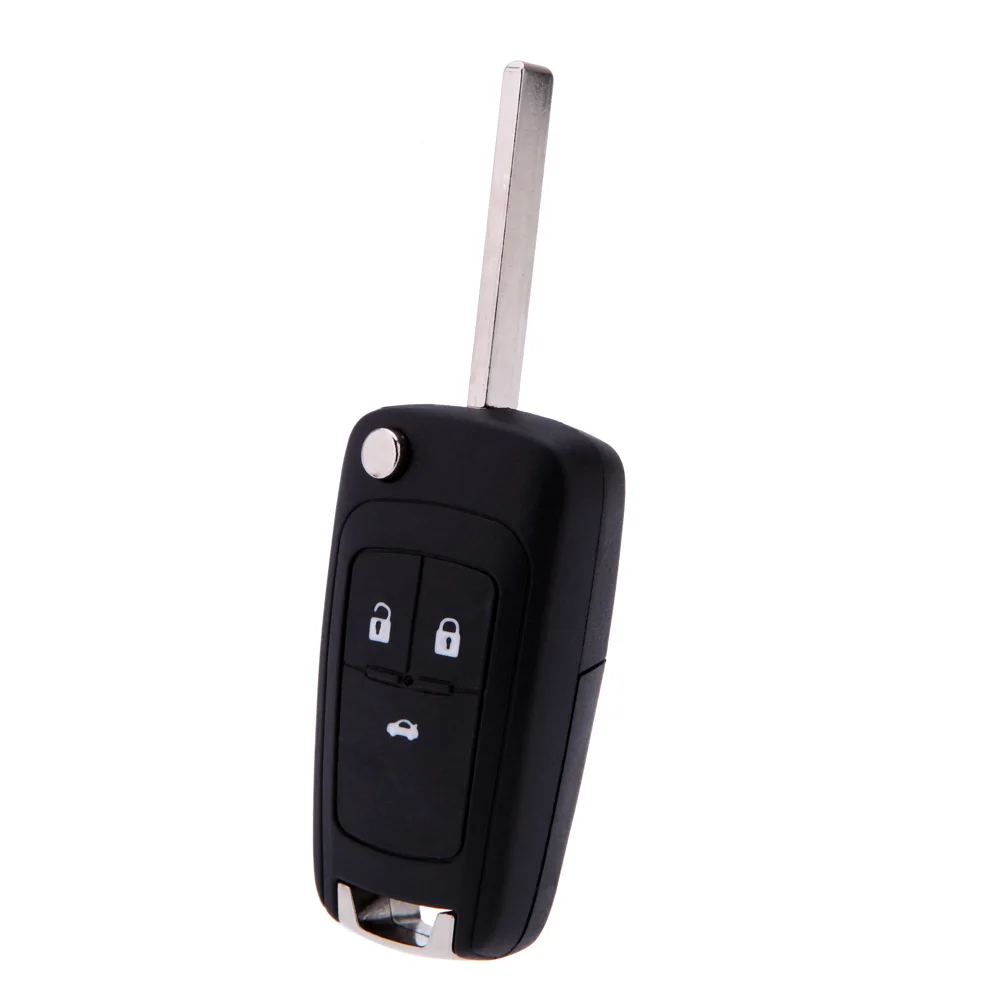 

3 Buttons Remote Flip Folding Alarm system Case Key for Chevrolet Replacement Auto Accessories
