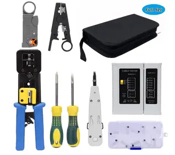 

Professional Computer Repair Tools Kit Flat Screwdriver Wire Cutter Computer Maintenance Network Repair Tool Box Kit