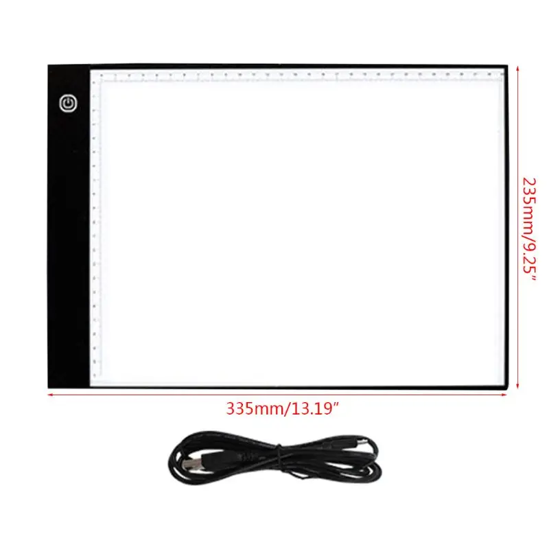 6pcs 6pcs Diamond Painting Light Board A4 Portable LED Light Box Pad with Diamond Painting Tools for 5D Diamond Painting Drawing