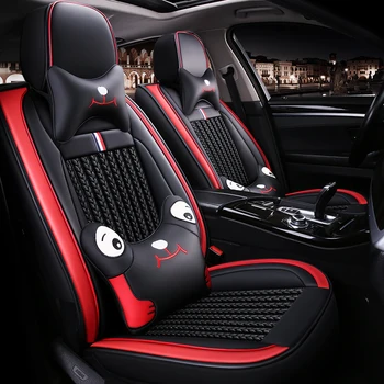 

Front+Rear Car Seat Cover for FORD Fiesta Focus 2 Ranger Kuga Ecosport Explorer Fusion F-350 F-150 Escort Taurus Edge Super-Duty