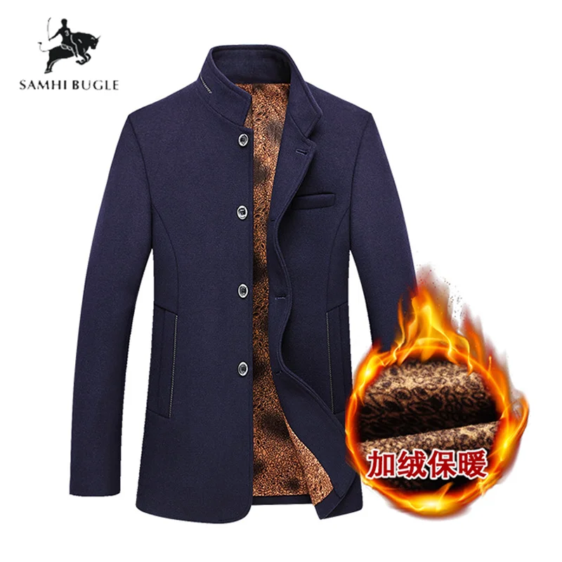 2020 Winter Trench Coat Men Fashion Long Overcoat men Hot Sale Woollen Coat Thick Men's Clothing Size 3XL Wool Jackets 2020 Winter Trench Coat Men Fashion Long Overcoat men Hot Sale Woollen Coat Thick Men's Clothing Size 3XL Wool Jackets