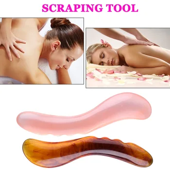

Resin Wax Natural Guasha Board Foot Massage Tool Facial Anti-Wrinkle Plate Scraper Tool For Face Neck Back Body Pressure Therapy