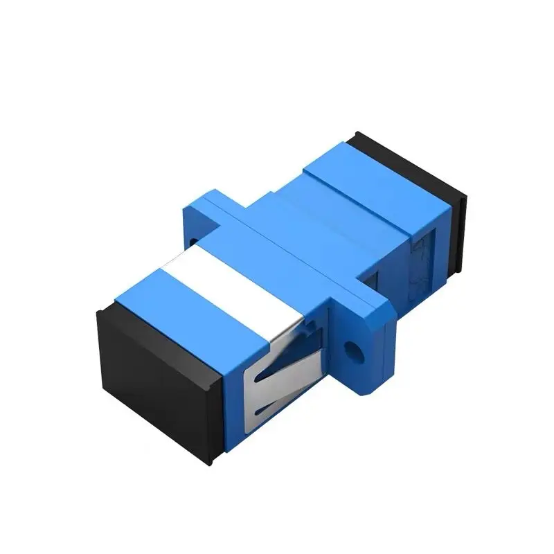 Adaptador de fibra óptica SC UPC Simplex mode, acoplador de fibra óptica SC/UPC, brida de fibra SC
