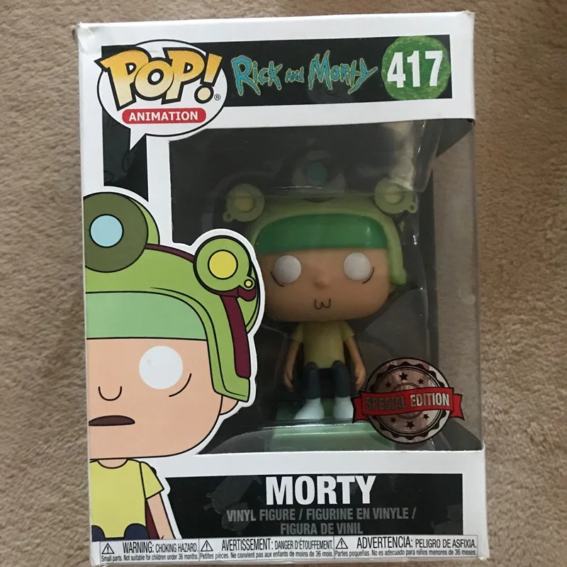Эксклюзивный официальный Funko pop Рик и Морти #417 Виниловая фигурка Коллекционная