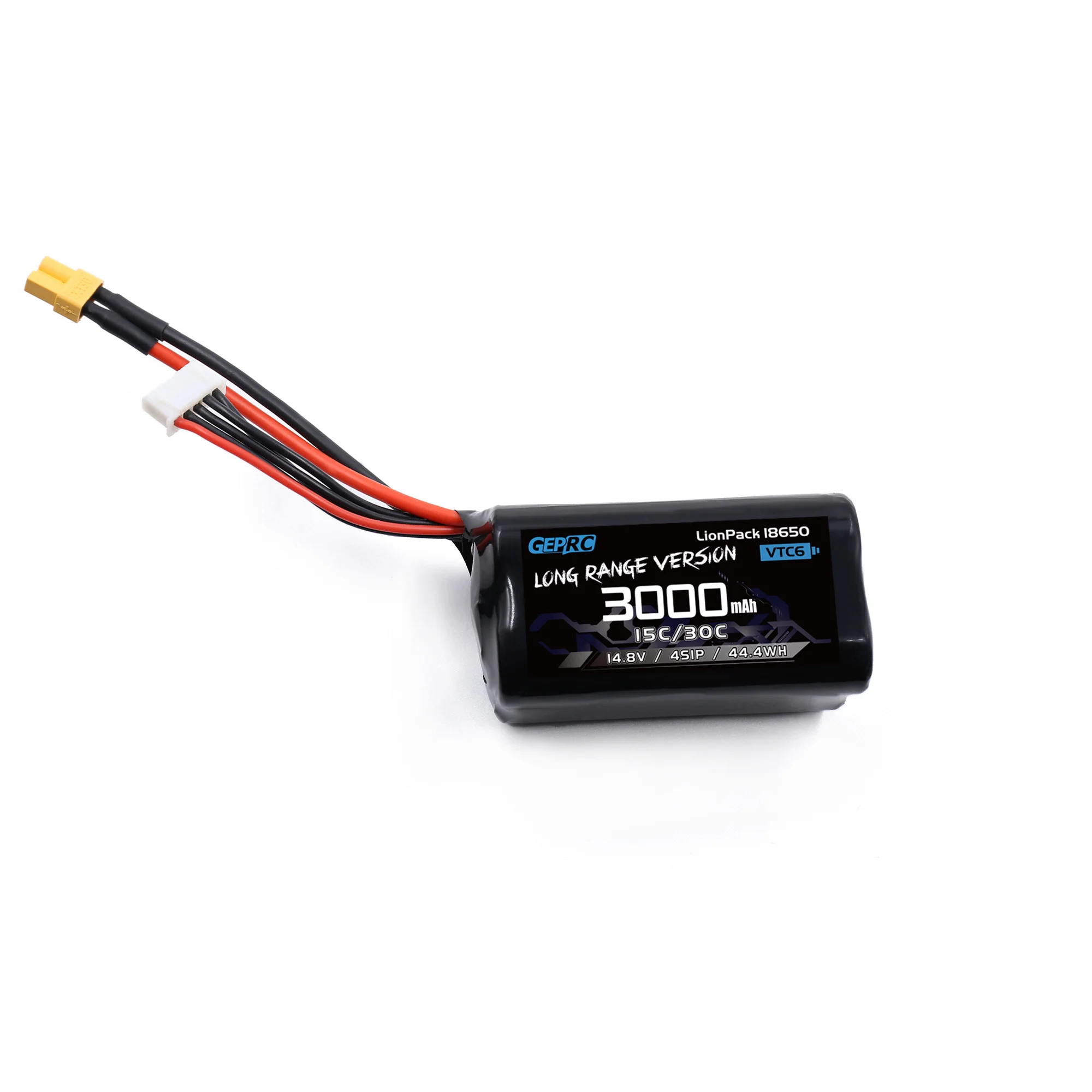 GEPRC 3000mAh Batteries, LionPack 18650 GEPRC VTC6 LONG 3OO0 MAh Is