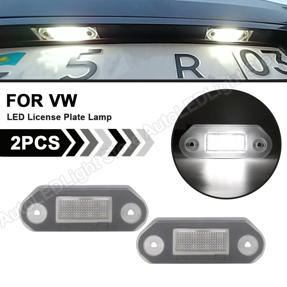2 шт. светодиодный ные лампы для номерного знака светильник VW Volkswagen Gol G3 Golf III Golf3