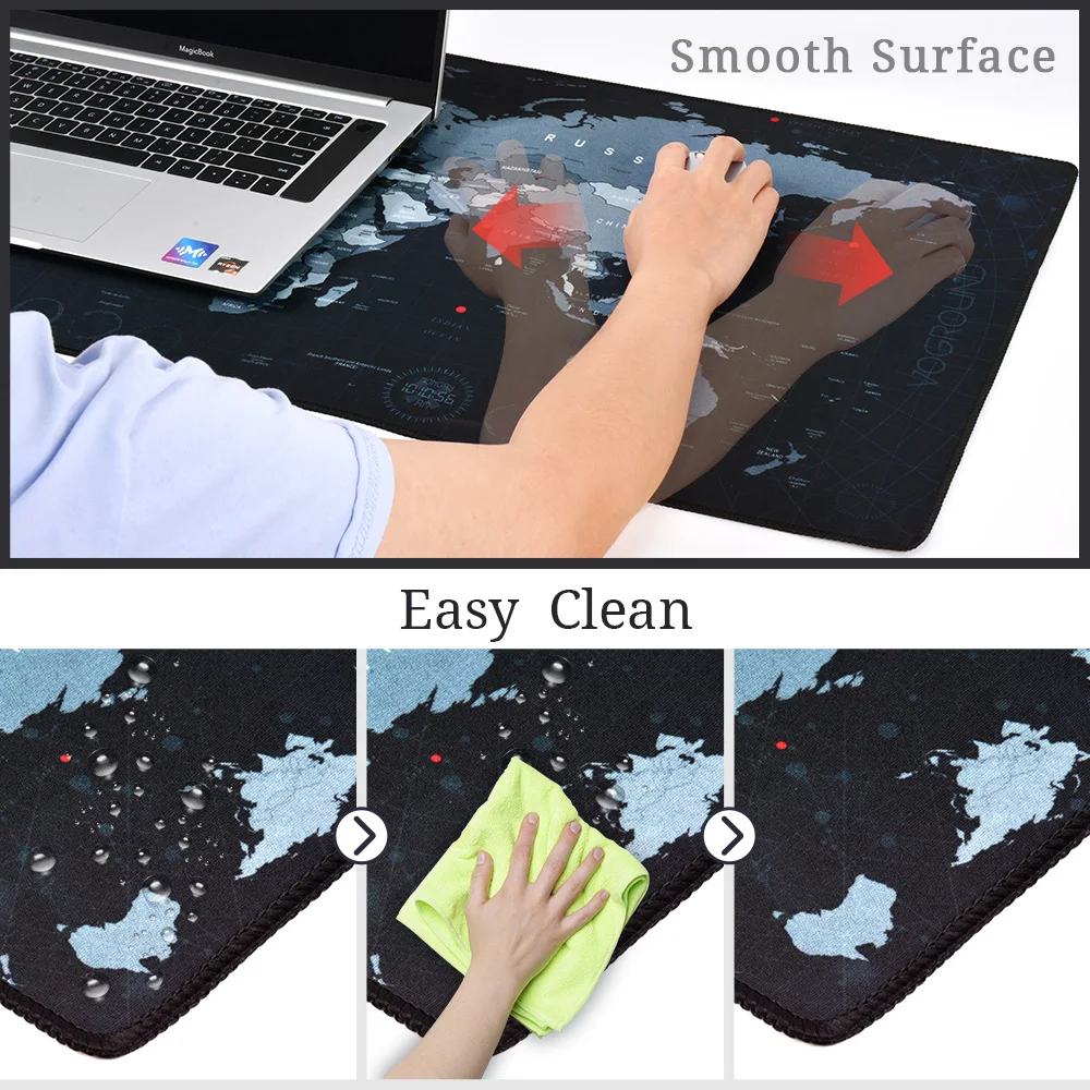 HJW-USS New World Map Speed Locking Edge Large Natural Rubber Mouse Pad Waterproof Game Desk Mousepad Keyboard Mat Mouse Pads Easy to Organize Color : Modern Map, Size : 900 x 400 mm HJW-USS New World Map Speed Locking Edge Large Natural Rubber Mouse Pad Waterproof Game Desk Mousepad Keyboard Mat Mouse Pads Easy to Organize Color : Modern Map, Size : 900 x 400 mm