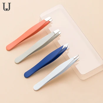 

JJ Eyebrow Clips Set Tweezers Stainless Steel Eyebrow Tweezers Set False Eyelashes Clip Trimming Eyebrow Clip Beard Clip Beauty