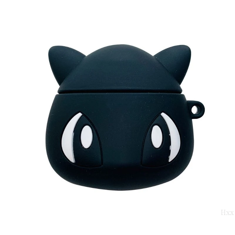 

2019 Black Fairy Pattern Soft Silicone Protective Cover Shockproof Case Skin for Airpods 1/2 Charging Box Accessories