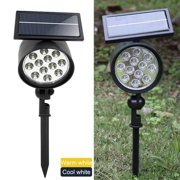 

12LED Flood Spotlight Landscape Light Pathway Garden Light Fence Waterproof