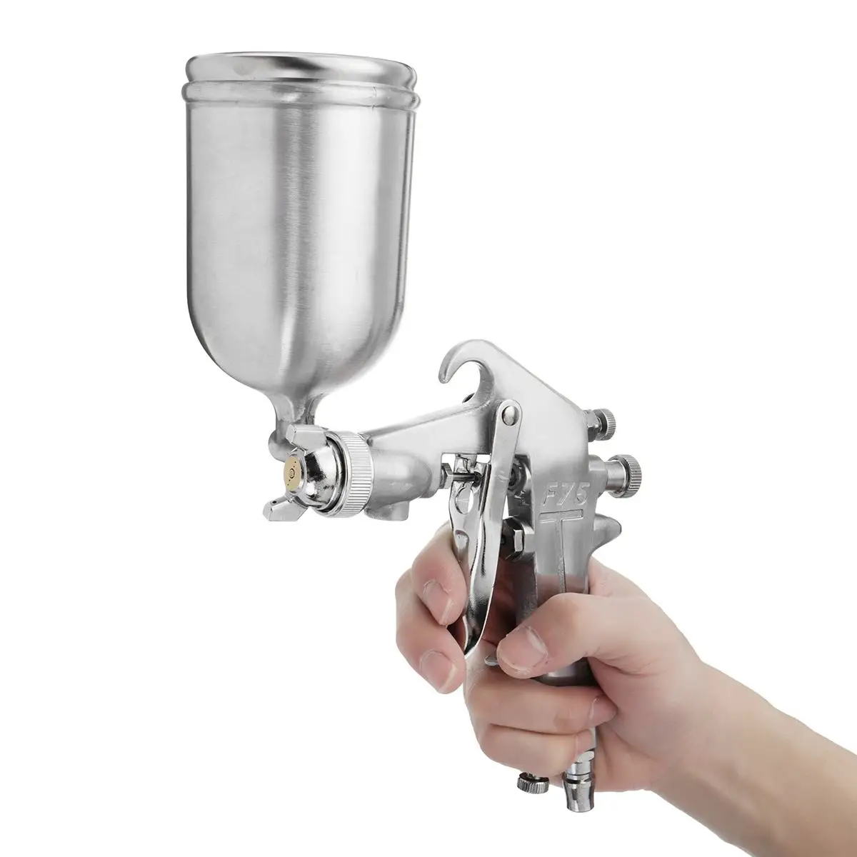 Professional Feed 400ML 1.5mm Spray G un Paint Sprayer brush Set Stainless Steel Nozzle Auto Cars Painting For Spot Rep