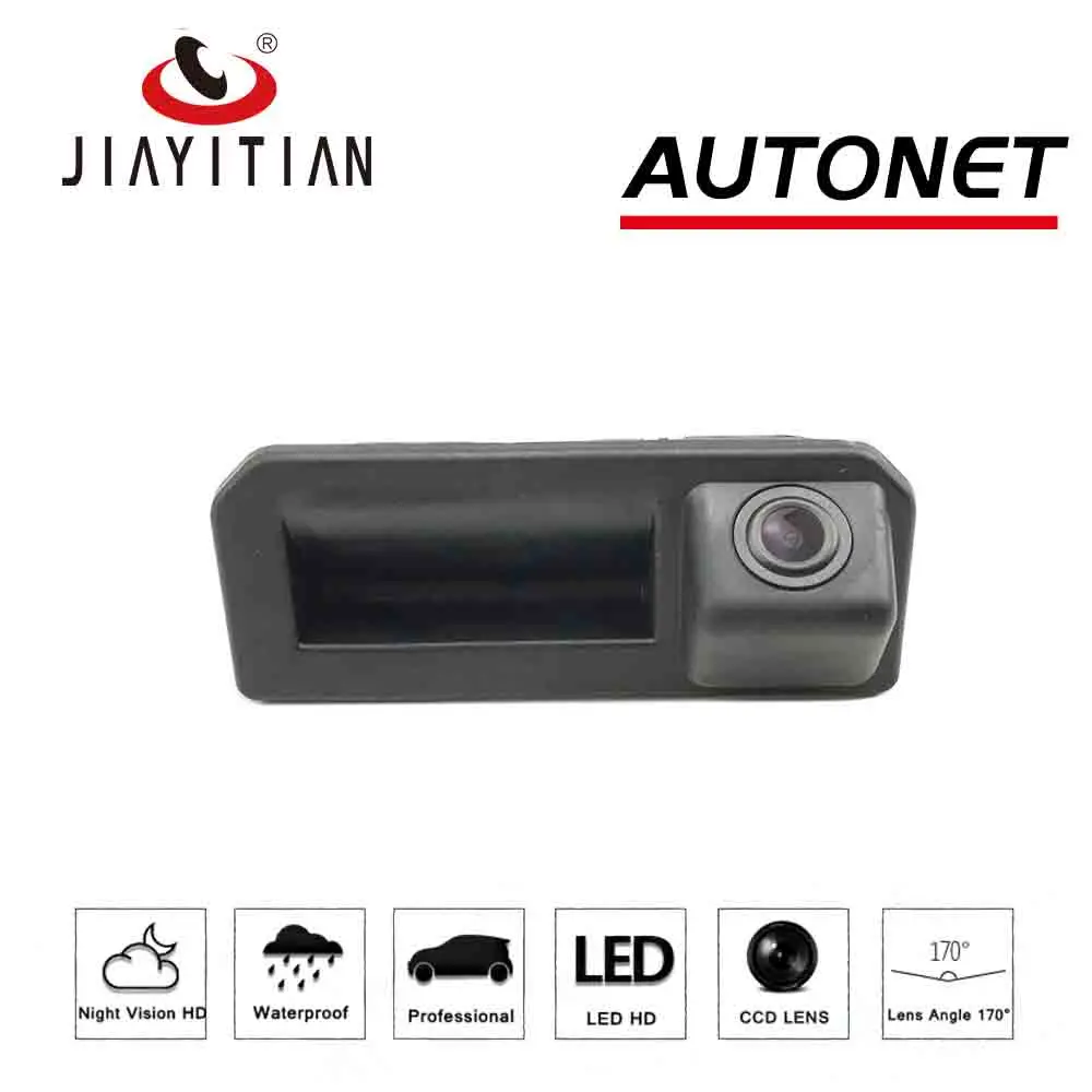 Najtaniej JIAYITIAN uchwyt bagażnika z kamerą samochodową do VW Polo vw Vento Sedan 2016 facelift 2017 2018 widok z tyłu kamera cofania cofania