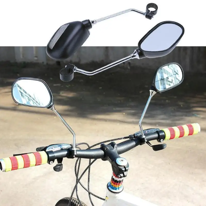 HobbyLane 1pair Bicycle Rear View Mirror Left/Right Safety Mirror for
