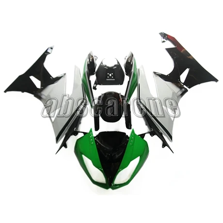 Полный комплект обтекателя для Kawasaki ZX6R ZX-6R 2009 2010 2011 2012 ABS пластик инъекции мотоцикл кузов Белый Зеленый Черный ковбочки