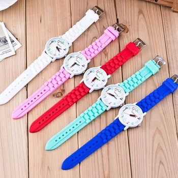 

Silicone Watches Children Pencil Pointer Student Watch Quartz Wristwatches Gift Watches Hot Sales
