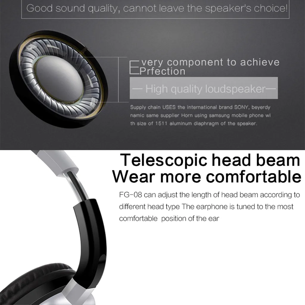 Mosunx Bluetooth 4,2 Наушники Беспроводные Hi-Fi стерео Супра-аурал стерео гарнитура активные шумоподавления беспроводные наушники