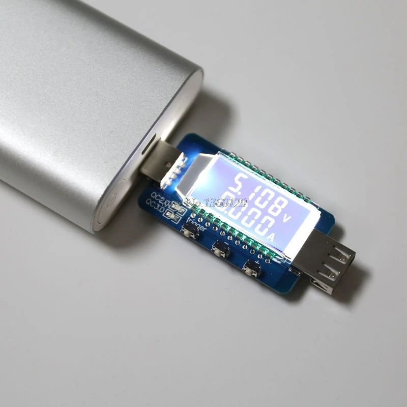 ЖК цифровой электронный детектор напряжения QC2.0/QC3.0 измеритель тока|Измерители