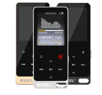 

RUIZU X05S MP3 Player 1.8 inch Screen Ultra-thin Touch Portable Audio Music Player 8GB with FM Radio E-book Video