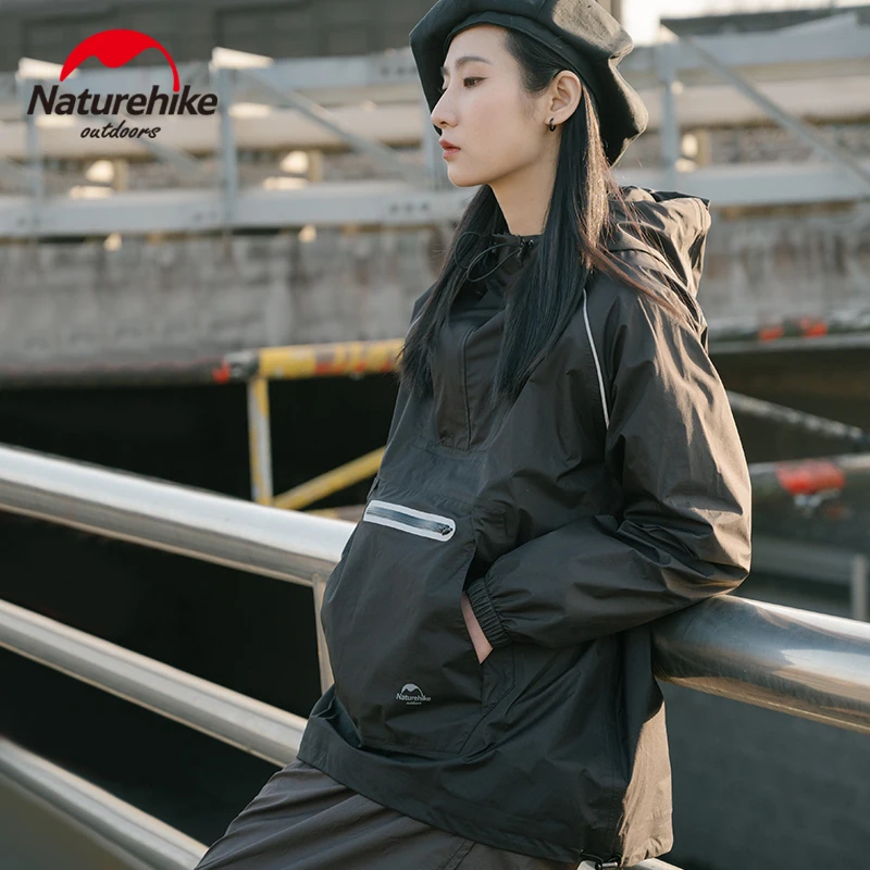 Naturehike chubasquero deportivo ultraligero de 320g para hombre y mujer,  Poncho de nailon de moda para correr al aire libre, CAMPAMENTO, senderismo,  chaqueta de lluvia con capucha|Chaquetas de senderismo| - AliExpress
