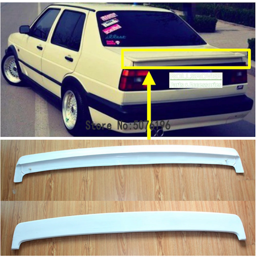 RollsRover задний багажник верхний спойлер крыло для Jeta V W MK2 Неокрашенный винт Замена ABT Стиль спойлер
