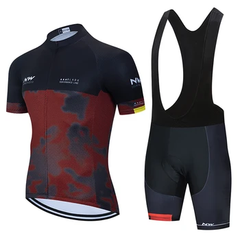 

2020 Hot Men Summer Team Professional Bicycle T-shirt Quick Dry Bicycle Clothing Apron Shorts Gel Suit Uniform Bicycle Tracksuit
