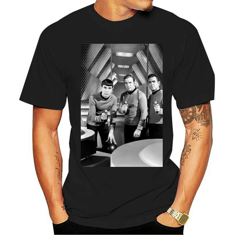 

T-SHIRT STAR TRECK DOCTOR SPOCK COMANDANTE KIRK VINTAGE - 1 - S-M-L-XL-2XL-3XL