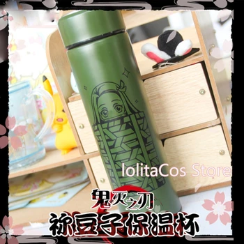 

Anime Demon Slayer: Kimetsu no Yaiba Kamado Nezuko Cosplay Thermos Cup 304 Stainless Steel Water Vacuum Cup Water Bottle Gift