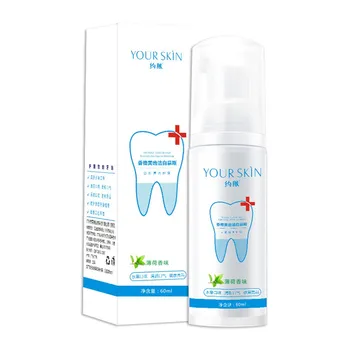 

White Whitening Toothpaste Foam For Natural Mouth Wash Water Mouthwash Teeth Oral Hygiene 60ml Teeth Whitening Toothpaste