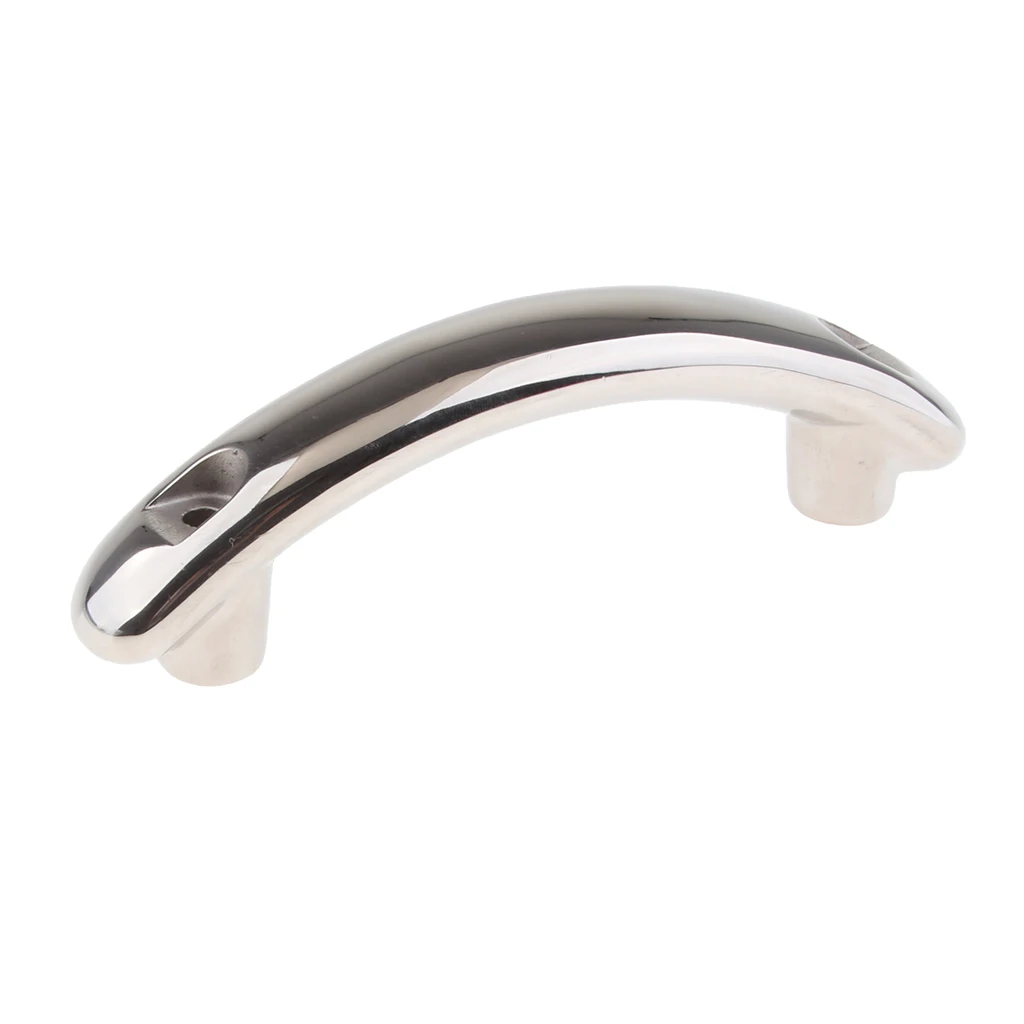 138mm 316 Stainless Steel Shower Grab Bar - Shower Handle Bathroom Balance Bar - Safety Hand Rail Support - Marine Handle