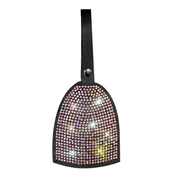 

PVC Hot-Drilling Car Interior Jewelry Set Decoration Diamond-Studded Armrest Pad Rearview Mirror Cover