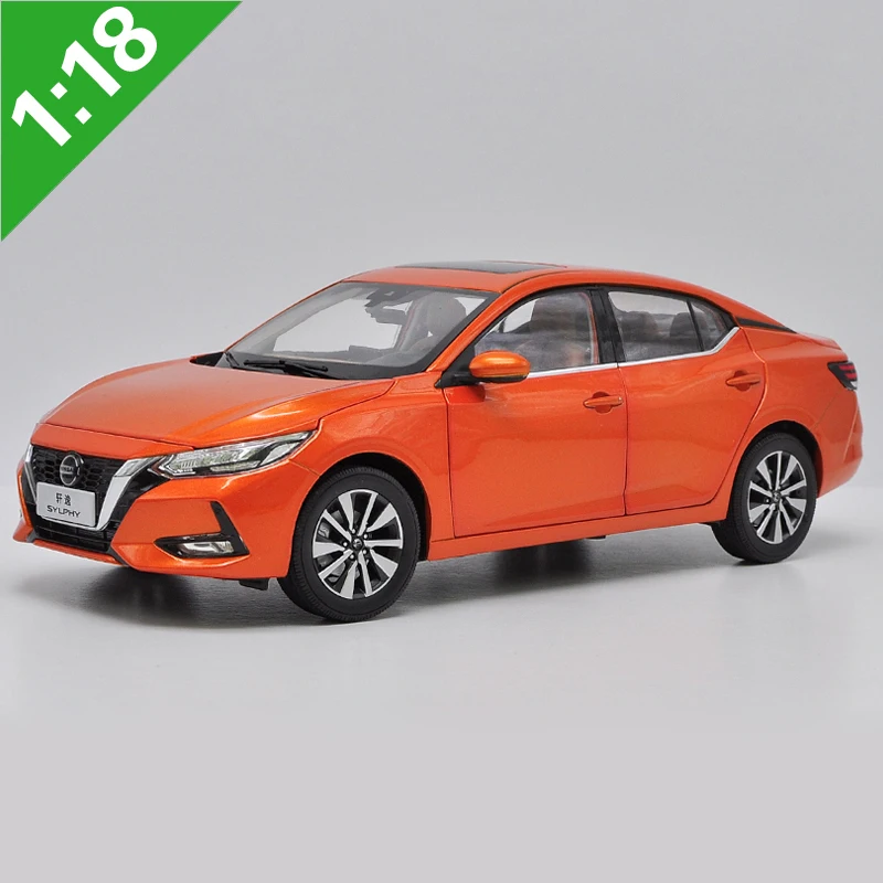 1:18 Nissan 14th 2019 SYLPHY литая модель автомобиля игрушечная металлическая оригинальная