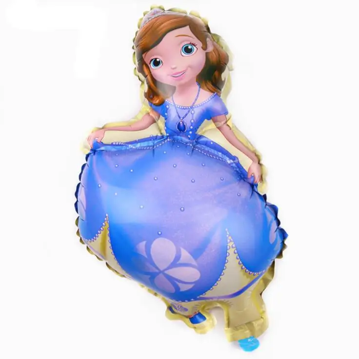 Новинка 1 шт. Мини мультфильм принцесса детский торт алюминиевые воздушные шары День рождения воздушные шары Детские игрушки - Цвет: As Picture