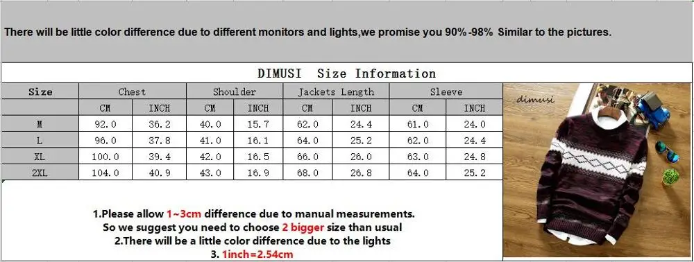 DIMUSI осенний мужской свитер, пуловер, повседневная мужская полосатая водолазка с круглым вырезом, Мужская шерстяная приталенная Вязанная одежда
