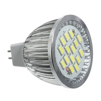 

CLAITE MR16 LED 6.4W 480-530LM Spotlight Pure White SMD 5630 LED Spot Lamp Bulb 10V-18V AC High Power Lamp
