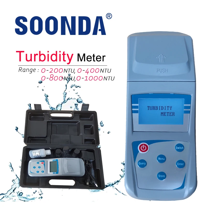 Intelligent Turbiditor 0200NTU 400NTU 800NTU 1000NTU Turbidity Meter