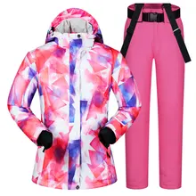 Новинка, сноубординг, костюмы, женская одежда, лыжная куртка и штаны, зимняя ветрозащитная водонепроницаемая одежда, зимний лыжный костюм, бренды