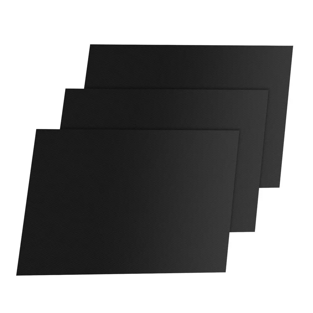 

3Pcs Heat Resistant Dishwasher Safe PFOA Free Nonstick Reusable Reversible BBQ Grill Mat For Charcoal Electric Gas Grill