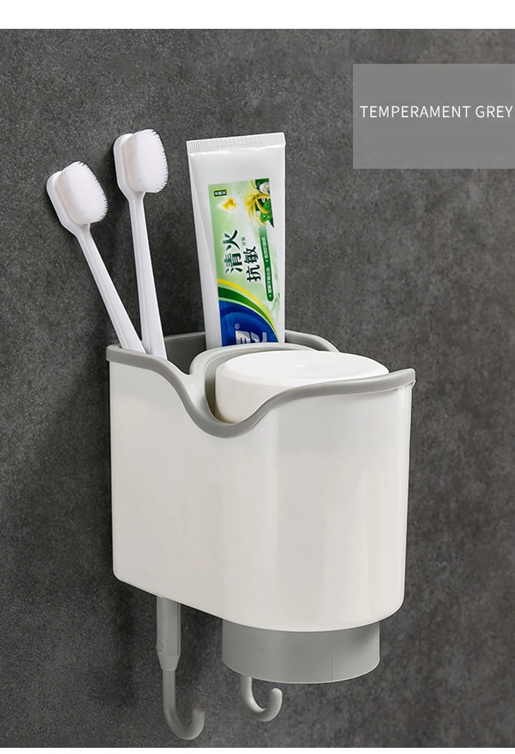 Держатель для зубных щеток, набор аксессуаров для ванной комнаты, органайзер для хранения зубной пасты, настенный стеллаж для хранения, держатель для ванной зубной щетки