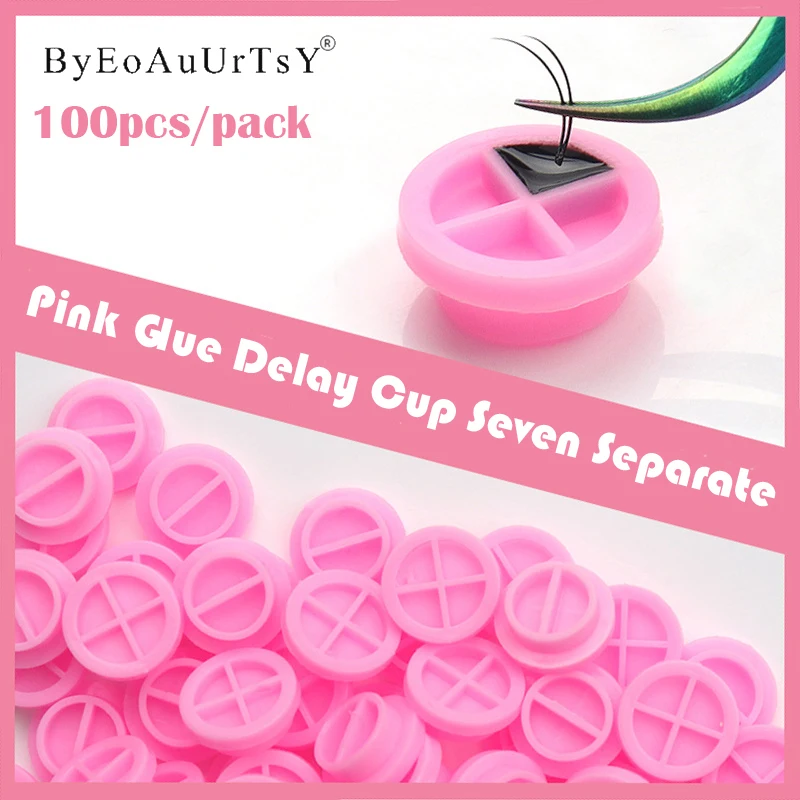 

Изготовленный на заказ печатание полного цвета ресниц Клей Держатель 100 шт./упак. Многофункциональный прививка наращивания ресниц Пластик крест клей прокладка поддон задержки чашки