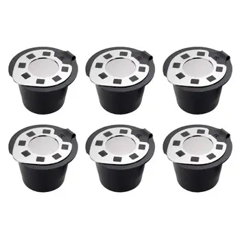 

6 Pcs Reusable Refillable Refill Coffee Capsule Pod Filter Baskets Compatible with Nespresso Machines Brewer Maker